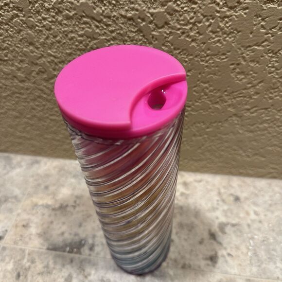 STARBUCKS Pride Rainbow Swirl Ice Hot Coffee 16oz Tumbler Tim Singleton 2023 Cup - Picture 3 of 4